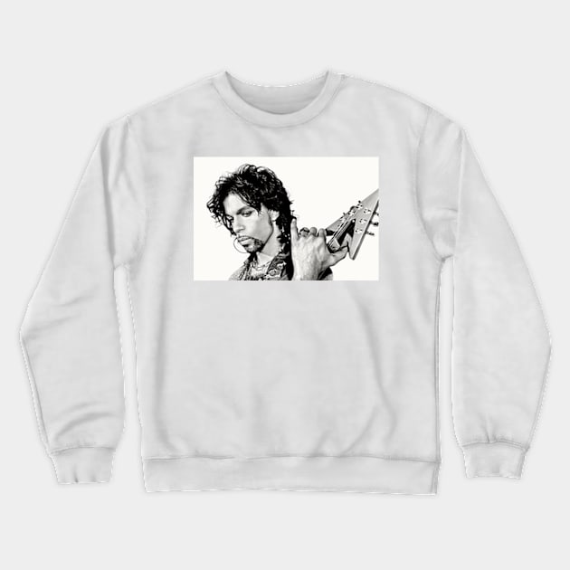 Pop R&B Funk Rock Soul Singer Songwriter Multi-instrumentalist Crewneck Sweatshirt by ZiggyPrint